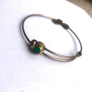 Alex and Ani Green Emerald Bracelet